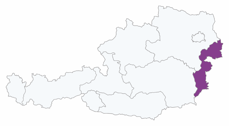 Karte Burgenland