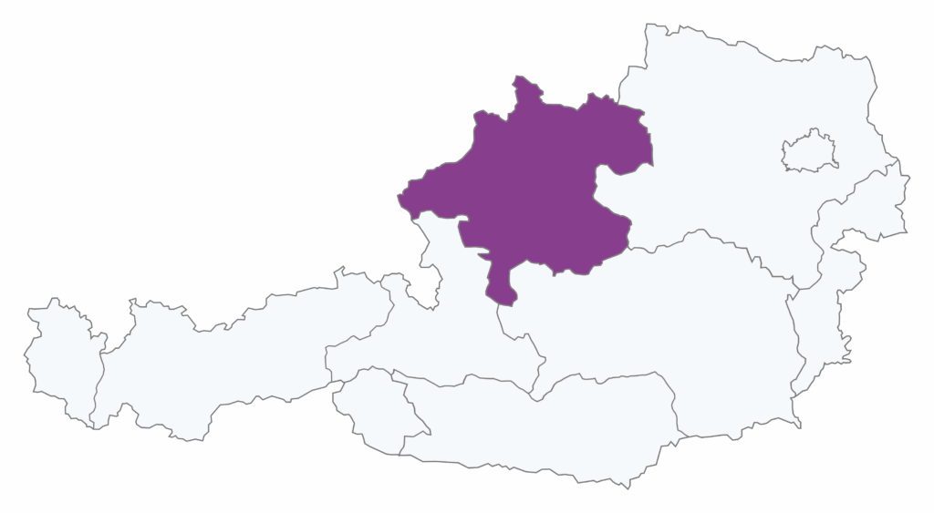 Karte Oberösterreich