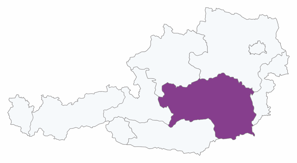 Karte Steiermark