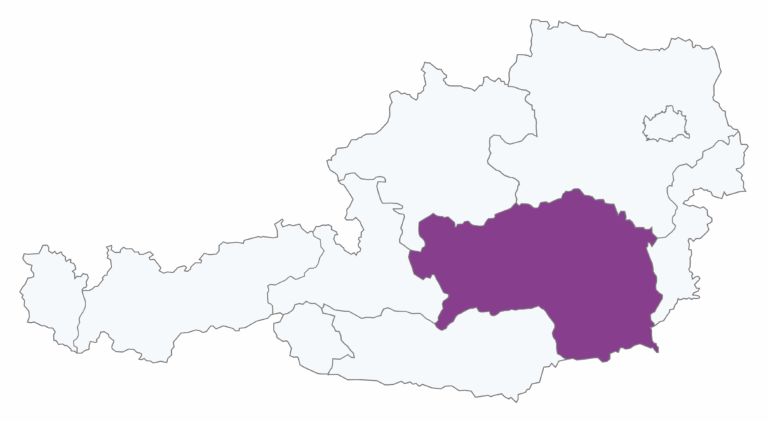 Karte Steiermark