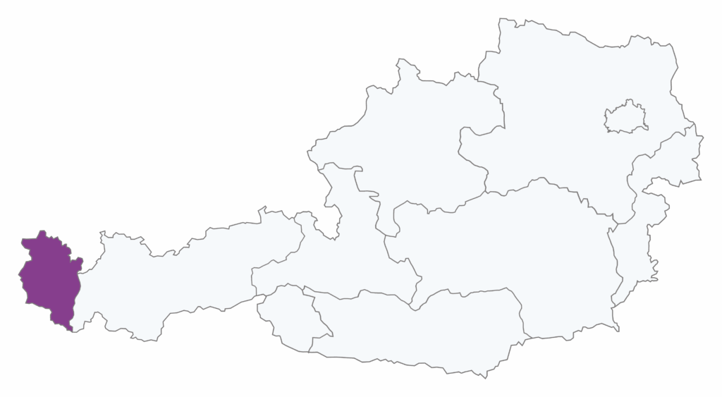 Karte Vorarlberg